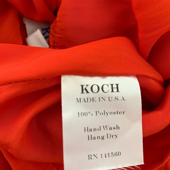 Worn once Koch Bridget Red Dress sz S - Picture 9 of 9